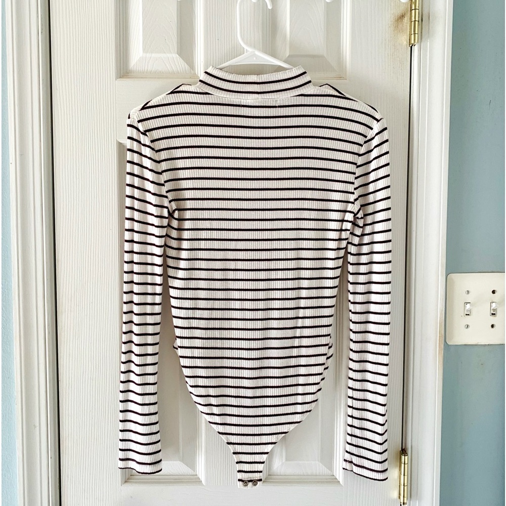 Forever21 Striped Bodysuit